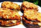 Baked Eggplant with Savory Meat Filling