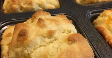 Low Carb Biscuits in a Muffin Pan